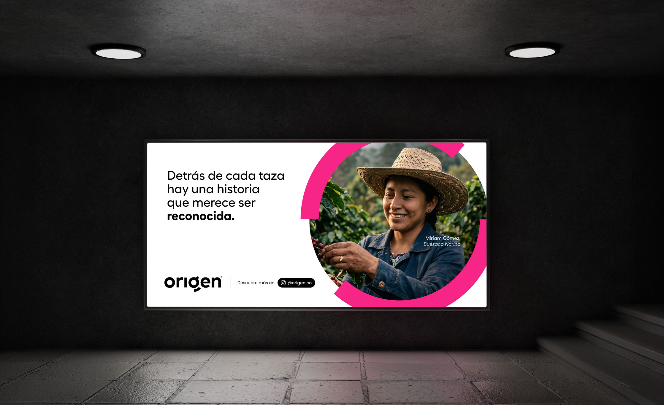 Valla publicitaria de Origen